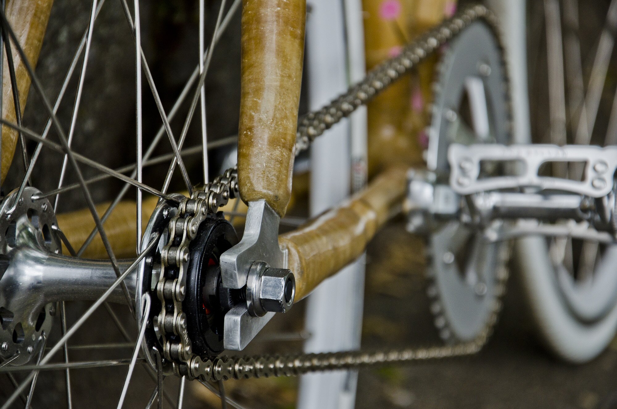 Blossom, Grass Frames' Bamboo Cherry Blossom Bicycle